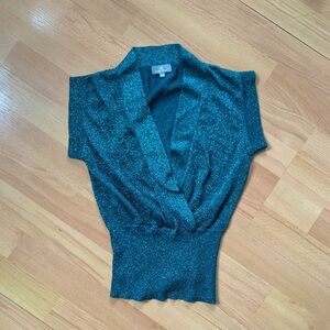 NAF NAF Sparkling Teal Blouse